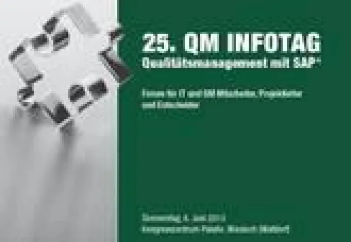Bild: Infoveranstaltung zum Thema QM mit SAP - 25. QM-Infotag