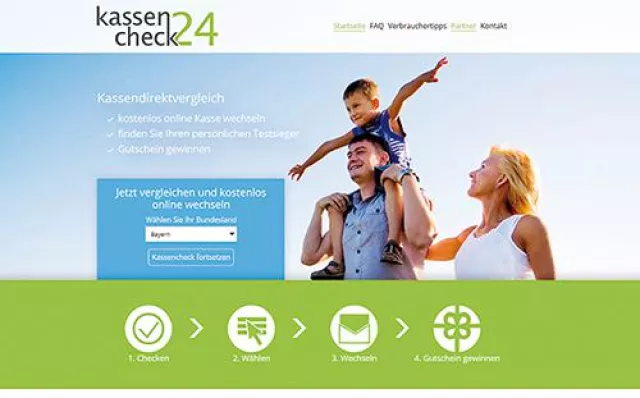 Bild: Kassencheck24.de – Das kostenlose und unabhängige Vergleichsportal für gesetzliche Krankenkassen