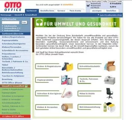 Bild: OTTO Office - Themenshop erleichtert die Suche nach umweltfreundlichem Bürobedarf