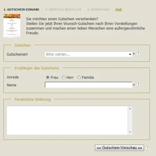 Bild: Online-Gutschein-Tool für Gastronomie und Hotellerie