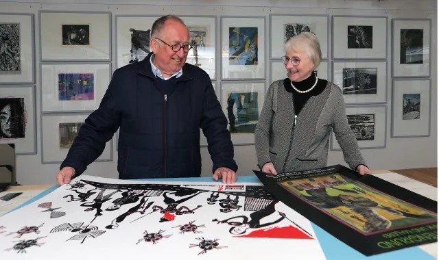 Bild: Anita und Günter Lichtenstein erhalten die Maecenas-Ehrung 2021 des AsKI e.V.