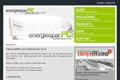 Energiespar & Silent PC von Energiespar-PC.de Bild: Energiespar & Silent PC von Energiespar-PC.de