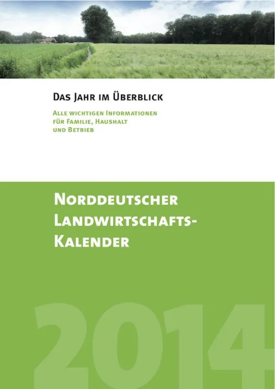 Titelbild Norddeutscher Landwirtschaftskalender 2014