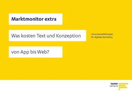 Bild: Das Online-Special 2012: Der Marktmonitor Werbetext Extra