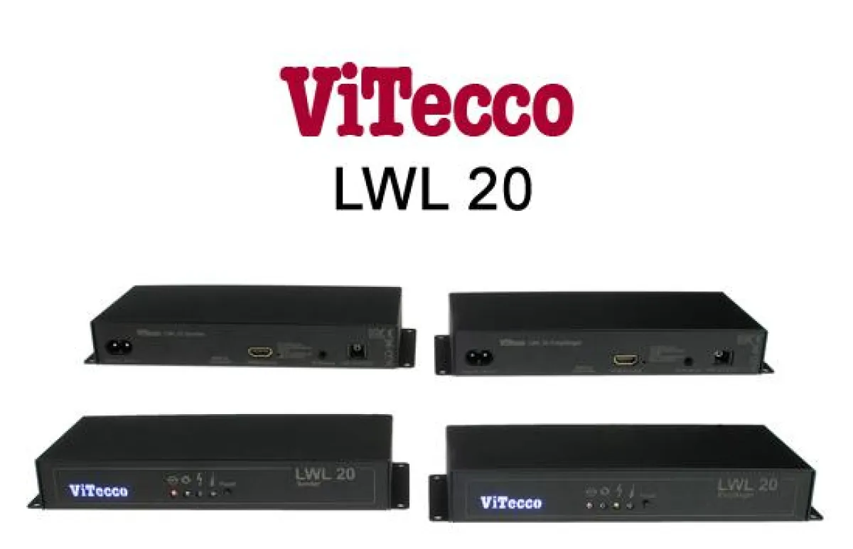ViTecco LWL20 - HDMI Extender über Lichtwellenleiter