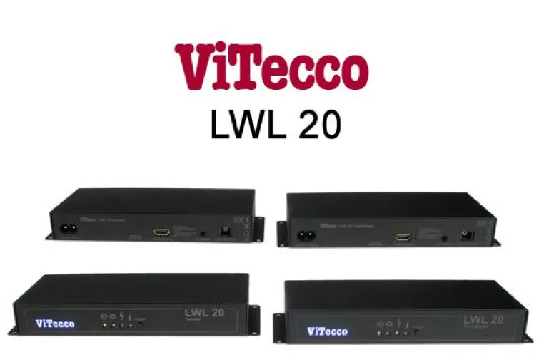 Bild: ViTecco präsentiert einen neuen HDMI Extender, der ein HDMI-Signal bis zu 20 km weit überträgt