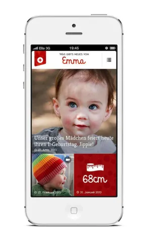 Bild: Babytagebuch mit „App-to-Print“ Anbindung veröffentlicht