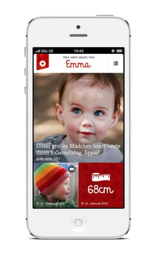 Bild: Babytagebuch mit „App-to-Print“ Anbindung veröffentlicht