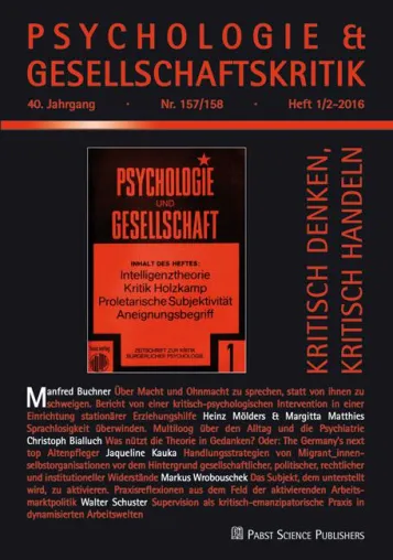 Multiloog: Psychiatrieerfahrene reflektieren ihre alltägliche Umwelt kritisch Bild: Multiloog: Psychiatrieerfahrene reflektieren ihre alltägliche Umwelt kritisch