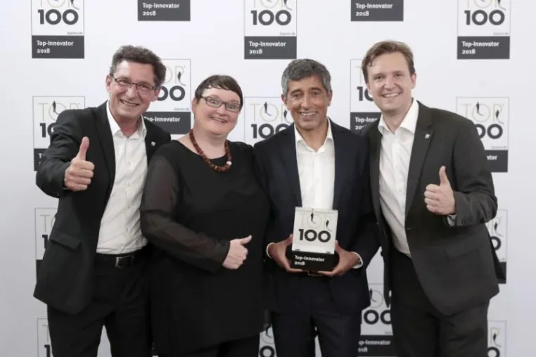 TOP 100-Award 2018: STARFACE gehört zu den hundert innovativsten mittelständischen Unternehmen Bild: TOP 100-Award 2018: STARFACE gehört zu den hundert innovativsten mittelständischen Unternehmen