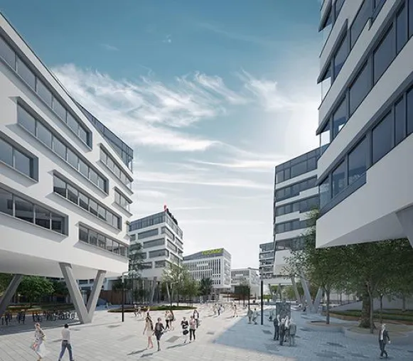 Bild: HANSA Armaturen im AUSTRIA CAMPUS Wien: The Living Office