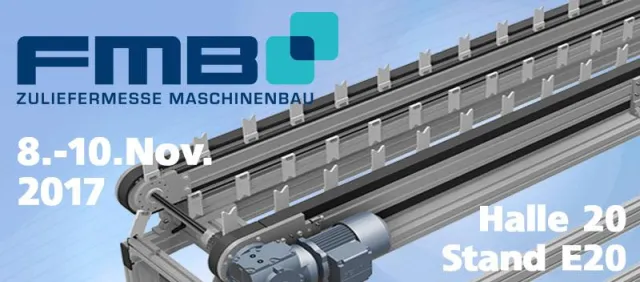 Bild: Fördern. Zuführen. Verketten. Modulare Fördertechnik für die Fabrikautomation von mk auf der FMB 2017