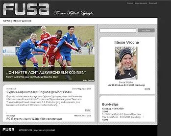 Bild: Neue Nachrichtenseite für Frauenfußball erfolgreich gestartet
