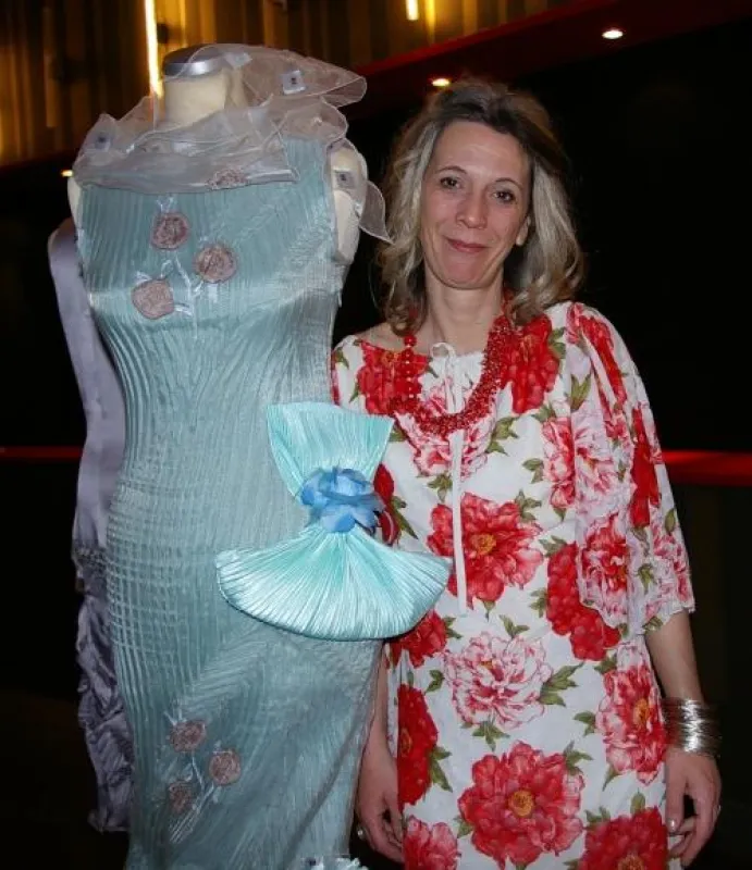 Die Designerin Inge Langhein. Foto: modekultur.info