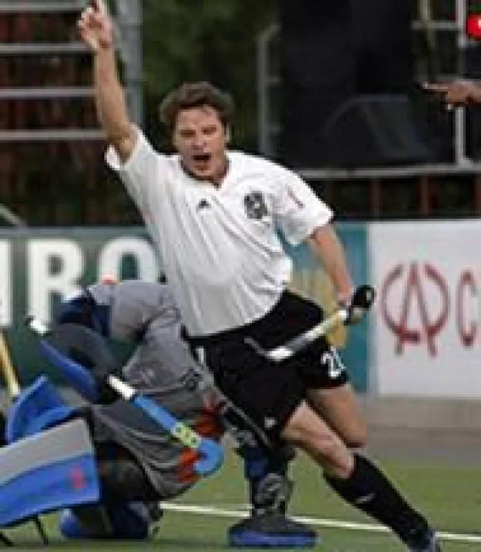 Tobias auf dem Hockeyfeld