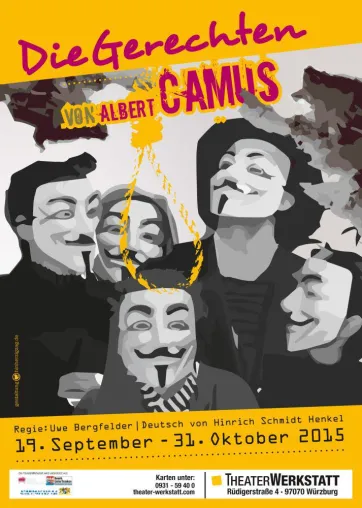 Bild: Spielzeiteröffnung mit Albert Camus 'Die Gerechten' an der Theaterwerkstatt Würzburg