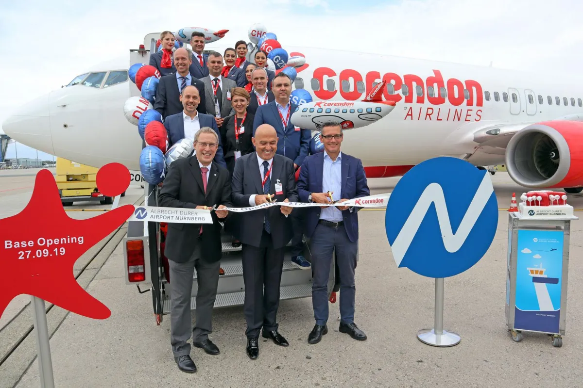 Corendon stationiert ein Flugzeug auf dem Flughafen Nürnberg