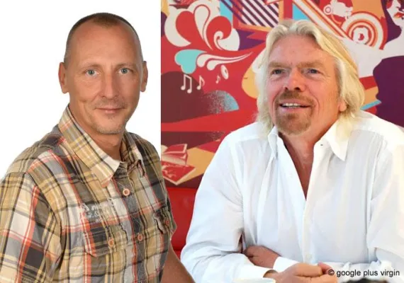 Kongress in Hamburg mit Unternehmer-Rockstar Richard Branson Bild: Kongress in Hamburg mit Unternehmer-Rockstar Richard Branson