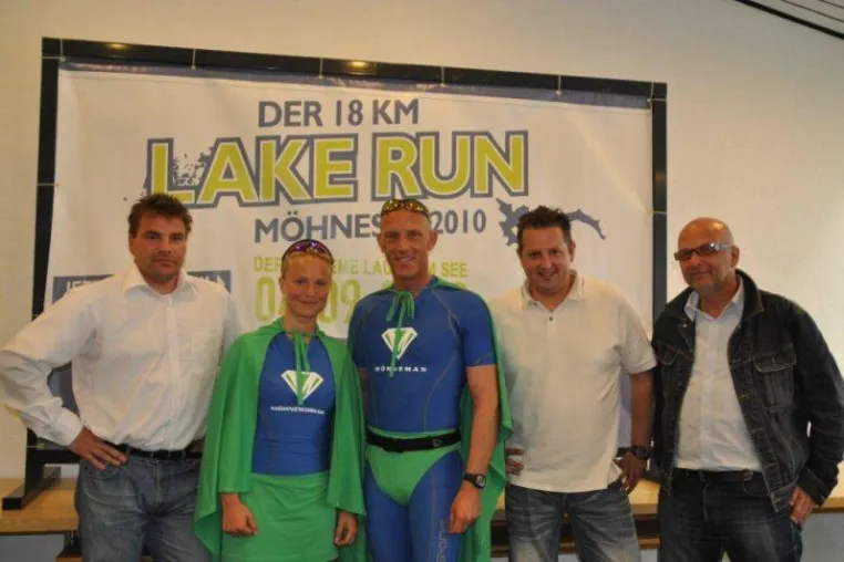 Bild: Der Lake Run am Möhnesee 2010: Weitere Strecke, Wild Cards und Open-Air Konzert von Mark Medlock