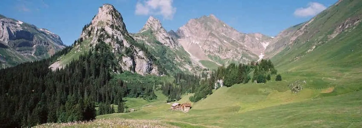 Seminarhaus, Alp Gitschenen, Uri, Schweiz
