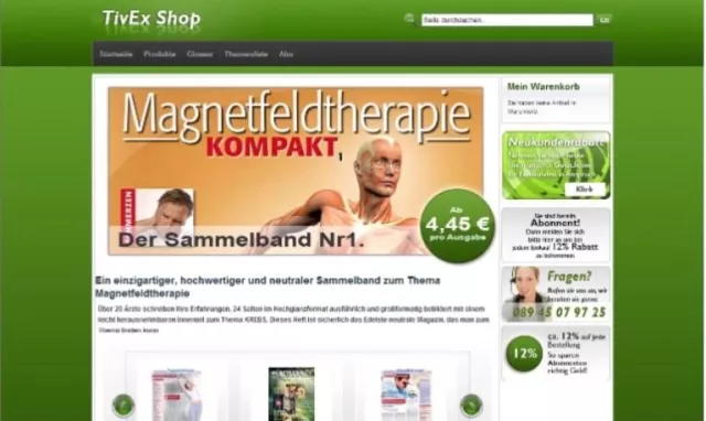 Bild: Magnetfeldtherapie aktuell - jetzt auch online zu bestellen