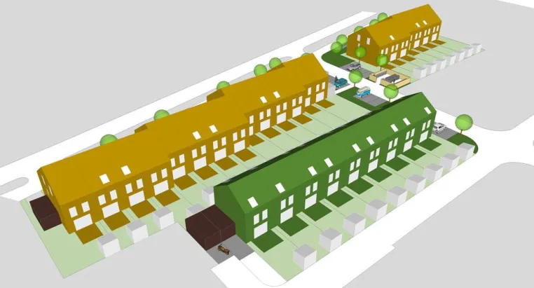 Sechs Richtige in Köln: Deutsche Reihenhaus baut Wohnpark „Am Feld“ Bild: Sechs Richtige in Köln: Deutsche Reihenhaus baut Wohnpark „Am Feld“