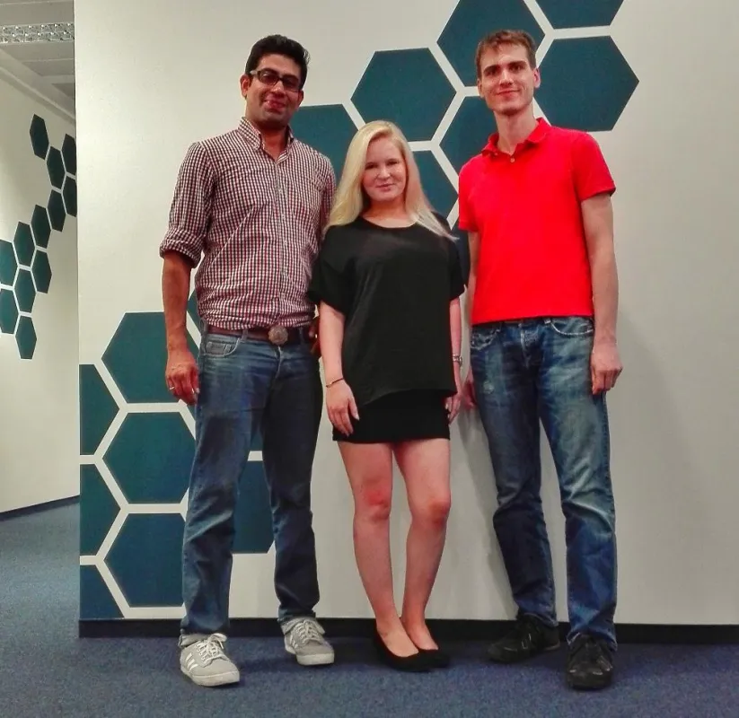 Ahmad Abdullah, SIna Kettner und Daniel Maletz