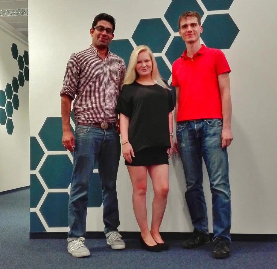 Ahmad Abdullah, SIna Kettner und Daniel Maletz