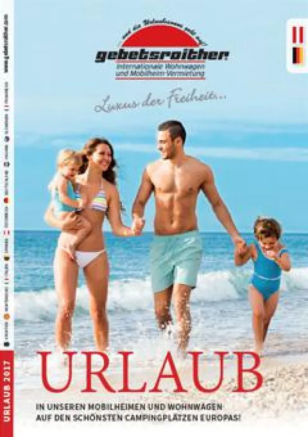 Der neue Urlaubskatalog 2017 von Gebetsroither