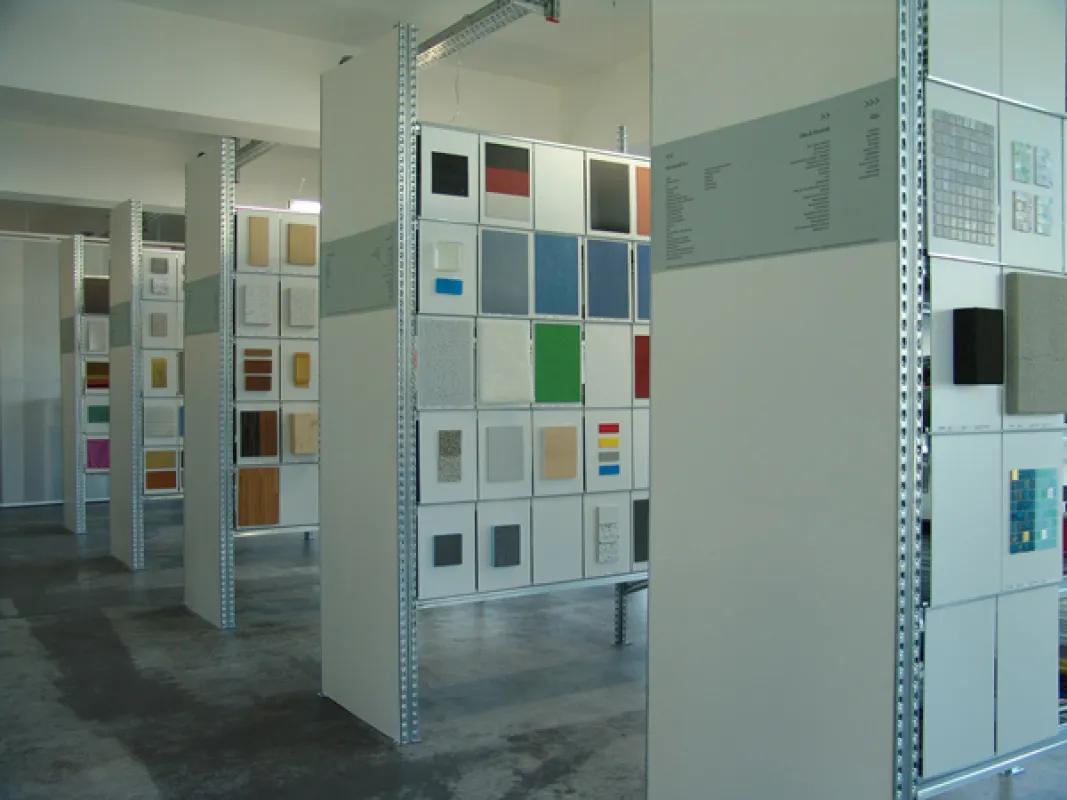Blick in die Muster-Sammlung
