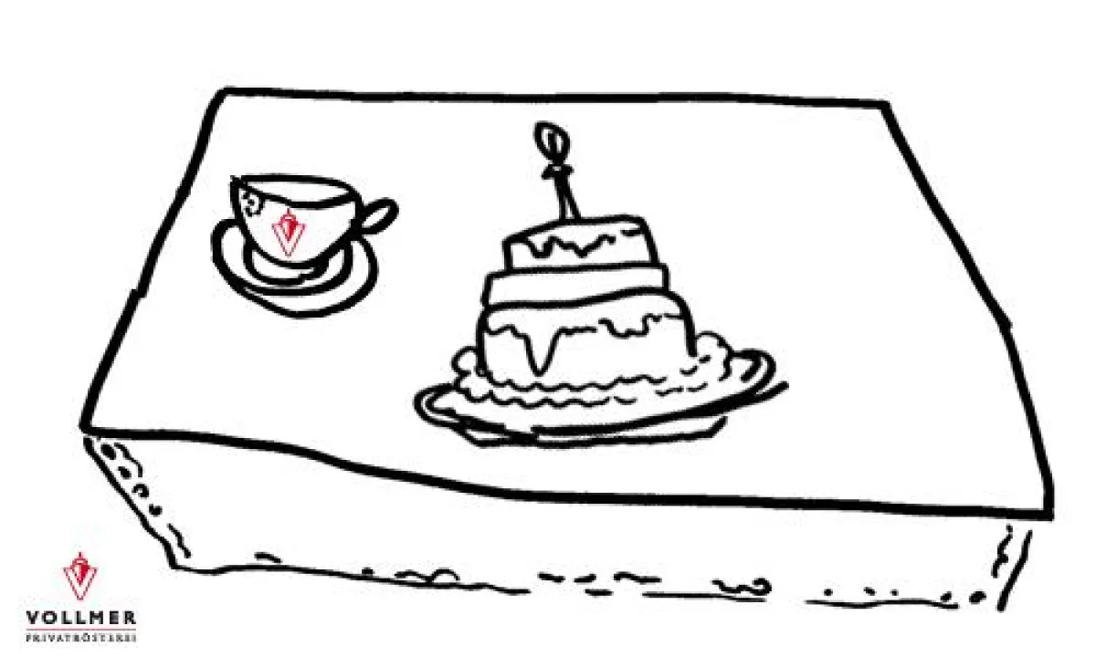 Kaffeetisch von Hilde, Vollmer Kaffee