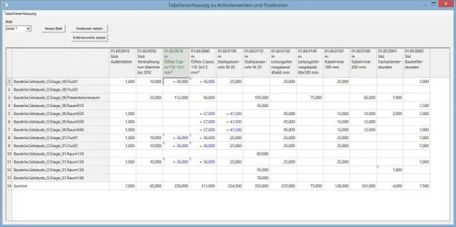 Keine Mengen, kein Geld - Einfache tabellarische Mengenerfassung mit MWM-Libero Bild: Keine Mengen, kein Geld - Einfache tabellarische Mengenerfassung mit MWM-Libero