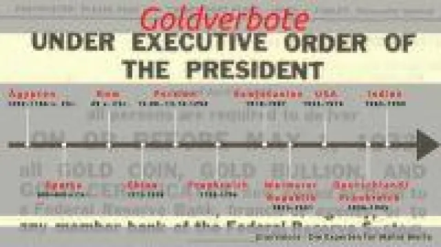 Bild: Schreckgespenst Goldverbot: Fiktion oder wahrscheinliches Szenario?