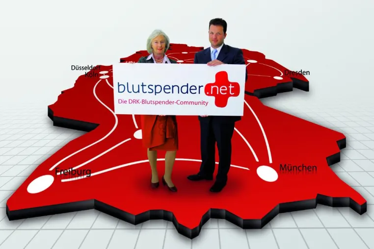 Bild: blutspender.net – Die neue DRK-Blutspender-Community