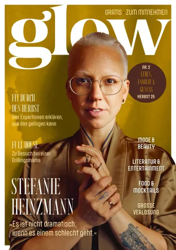 Bild: Fit in den Herbst: Stefanie Heinzmann auf dem Cover der neuen GLOW