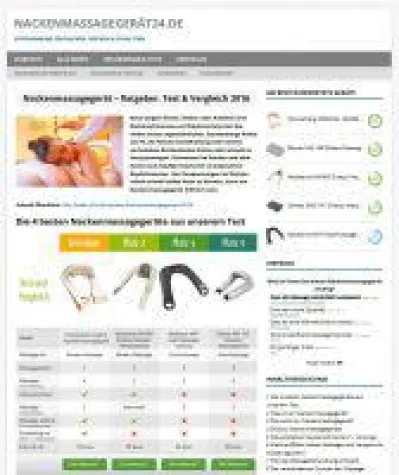 Bild: Verspannungen lösen mit dem Nackenmassagegerät