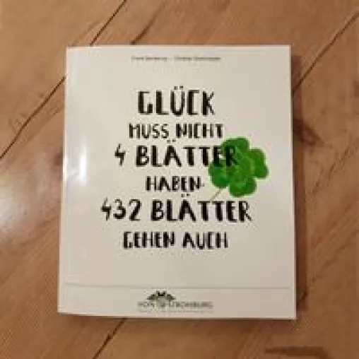 Druckfrisch kommt das neue "Glücksbuch" auf den Markt! Bild: Druckfrisch kommt das neue "Glücksbuch" auf den Markt!