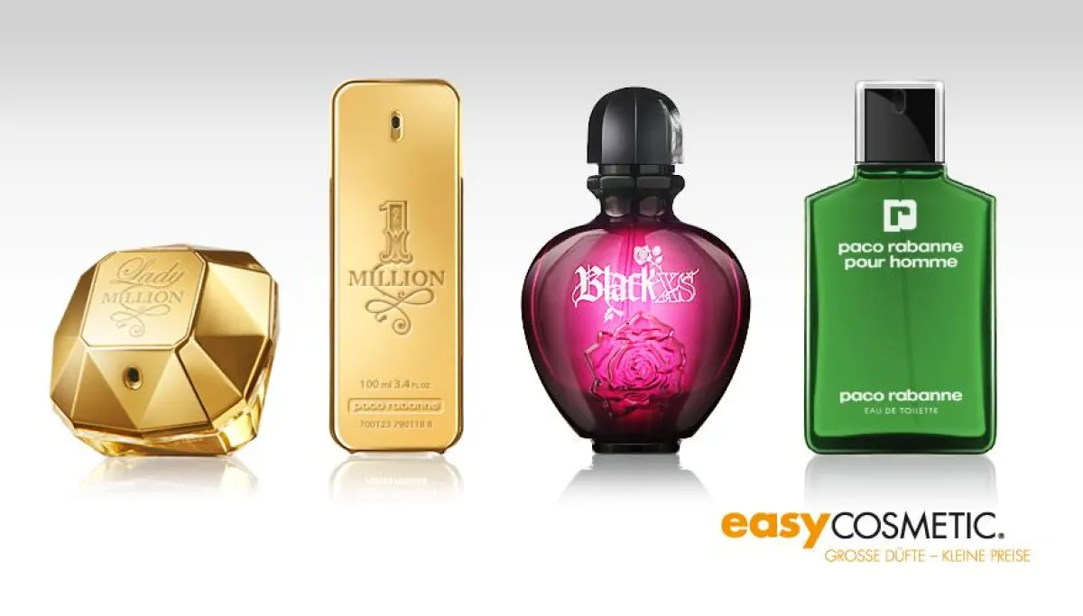 ausgewählte Düfte des Labels Paco Rabanne