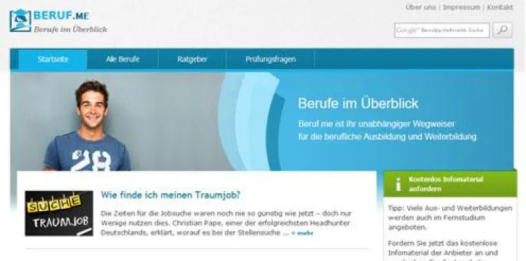 Beruf.me-Netzwerk: Neue spannende Berufsprofile online Bild: Beruf.me-Netzwerk: Neue spannende Berufsprofile online