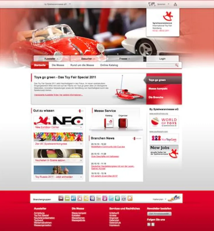 Relaunch der Website Spielwarenmesse eG