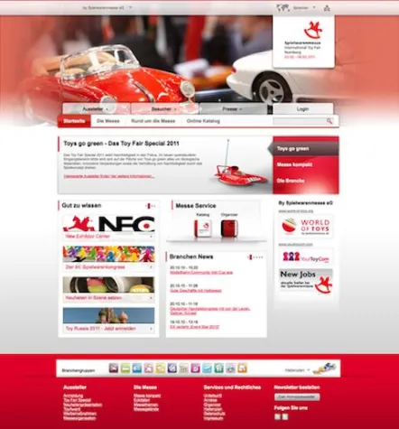 Website-Relaunch der Spielwarenmesse eG Bild: Website-Relaunch der Spielwarenmesse eG