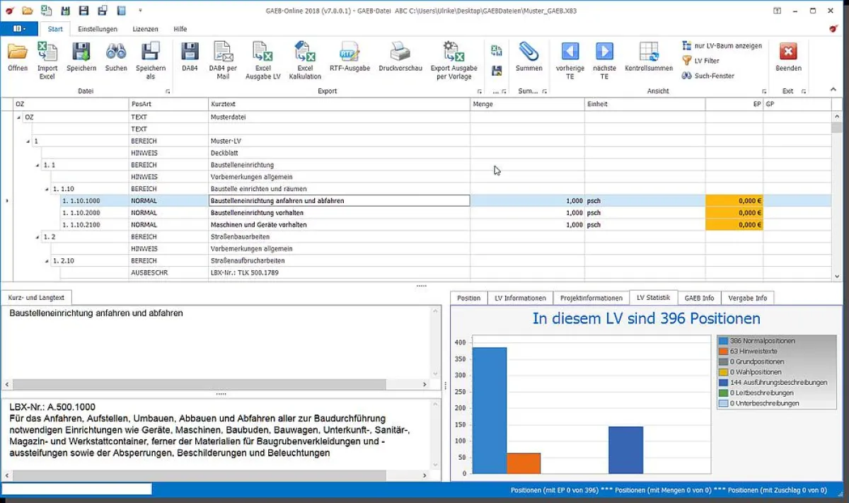 GAEB-Online 2018 -V7