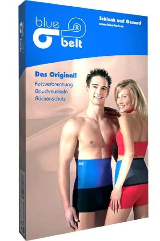 Mit dem Thermogürtel die lokale Durchblutung am Bauch fördern.