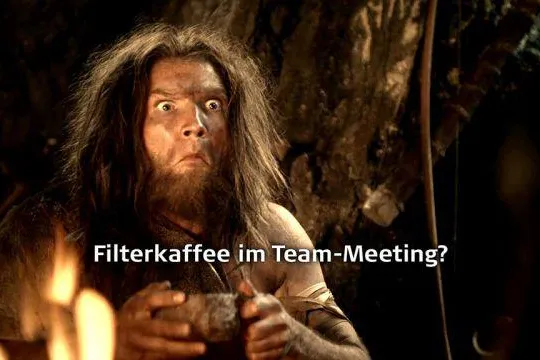 Bild: Filterkaffee trinken nur noch Neandertaler