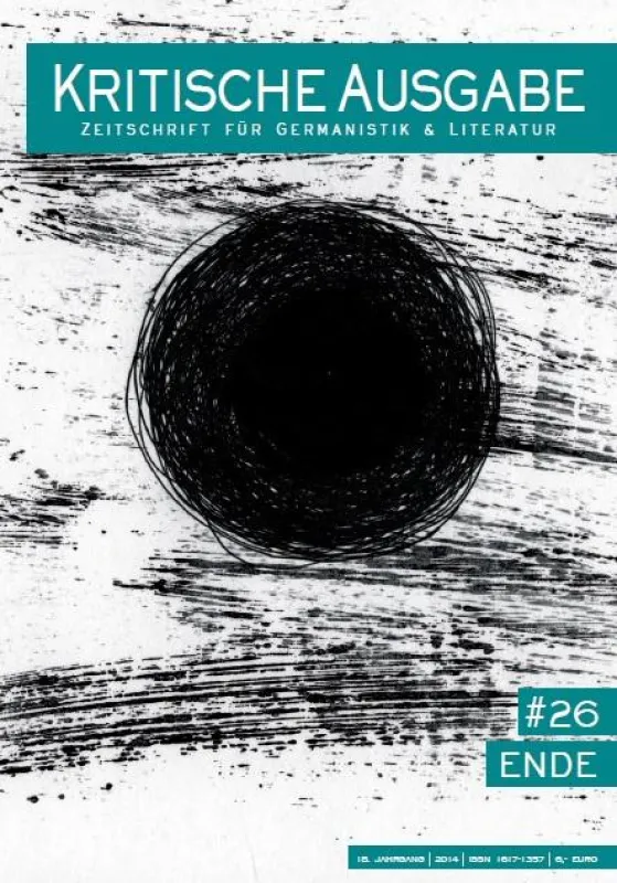 Cover Kritische Ausgabe #26