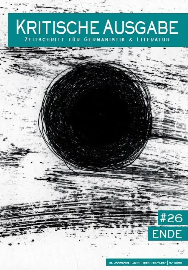 Cover Kritische Ausgabe #26