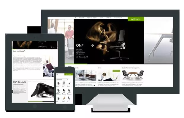 Bild: Wilkhahn online überholt die Branche – Cybay New Media überarbeitet Internetauftritt des Büromöbelherstellers