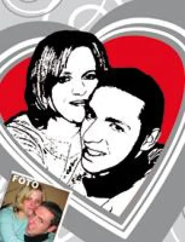 Geschenkidee zum Valentinstag: Kunstwerk im Retro- oder Pop-Art Stil vom eigenen Foto Bild: Geschenkidee zum Valentinstag: Kunstwerk im Retro- oder Pop-Art Stil vom eigenen Foto