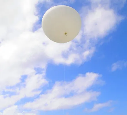 Bild: Ein himmlischer Abschied - Luftbestattung-