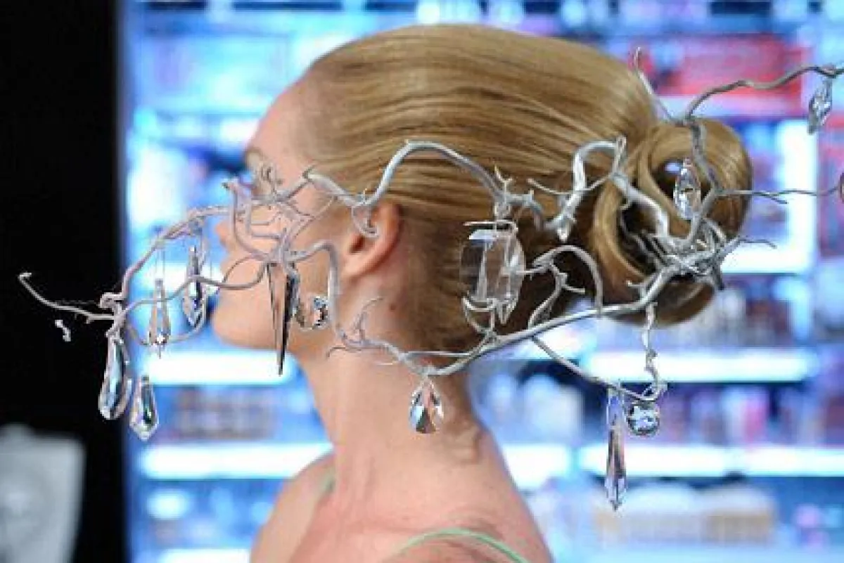 Mercedes-Benz Fashion Week Berlin, Backstage. Vorbereitung zur Scherer González Fashion Show. Foto: Michael Wittig